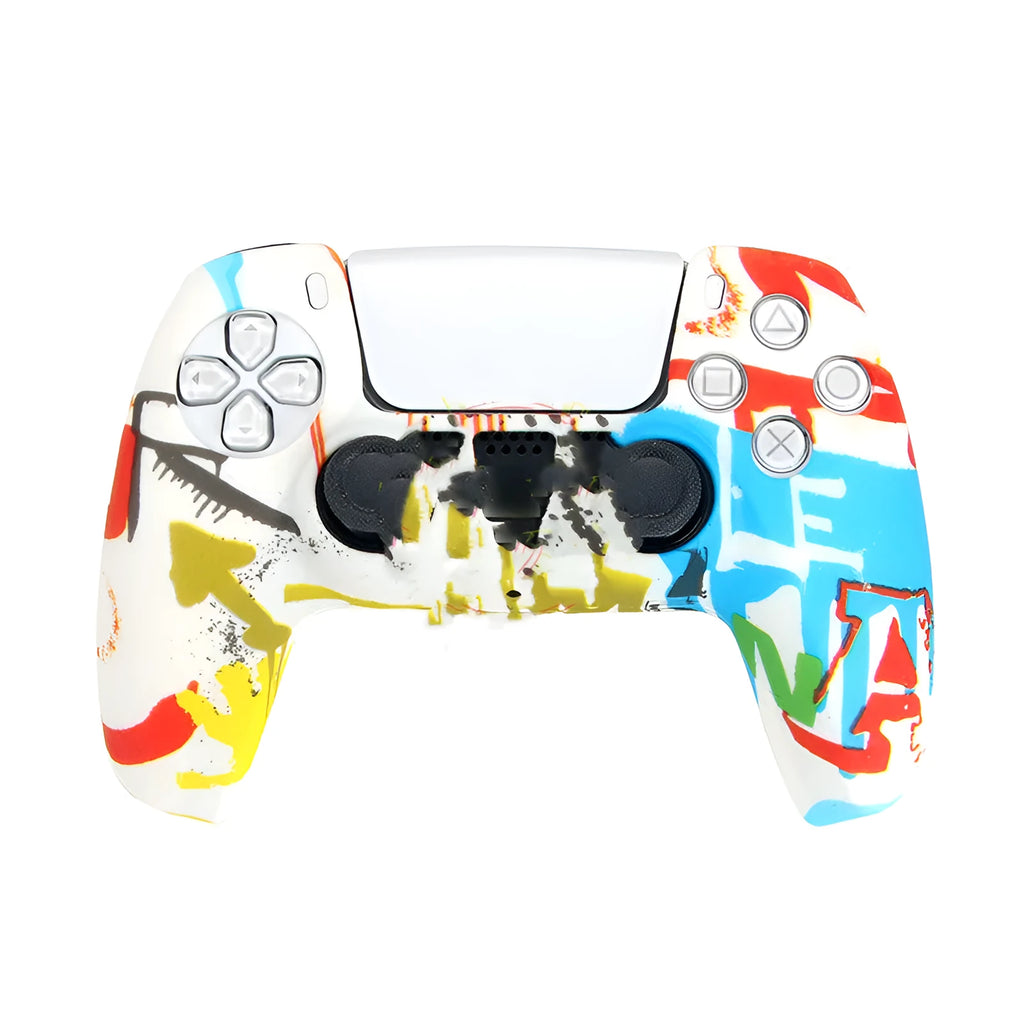 Camouflage pattern silicone protective case for Sony PS5 DualSense wireless controller