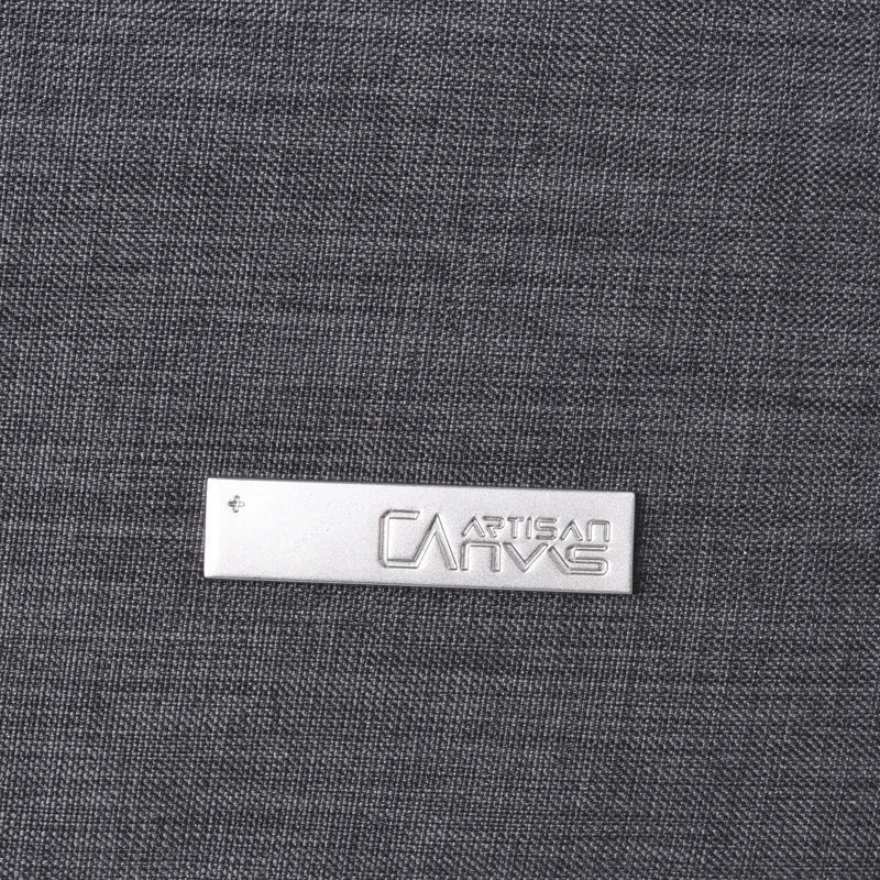 15-inch water repellent polyester laptop liner in light grey, slim design for laptop protection