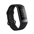 Y6 Black smart health bracelet with 1.1-inch screen on a wrist, showing blood pressure and heart rate data display.