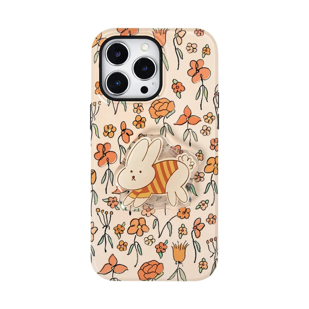 2-in-1 magnetic phone case for iPhone 12-15 Pro Max with TPU glass, card bag and cartoon design
