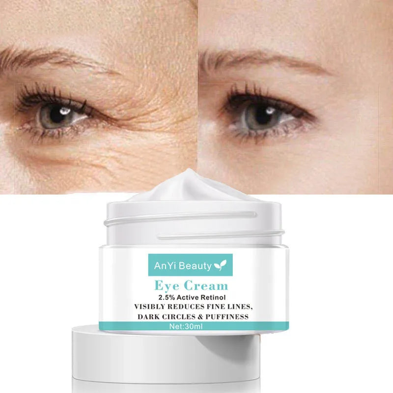 Beauty Eye Cream 30ml jar for women's skincare with hyaluronic acid and peptide formula