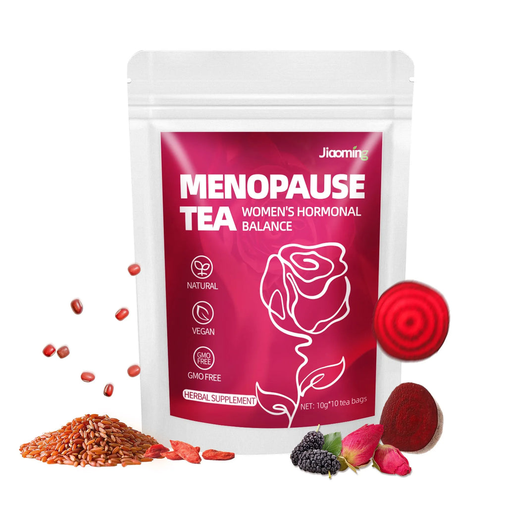 Women's menopausal health preservation flower bag tea pack with 10 small bags