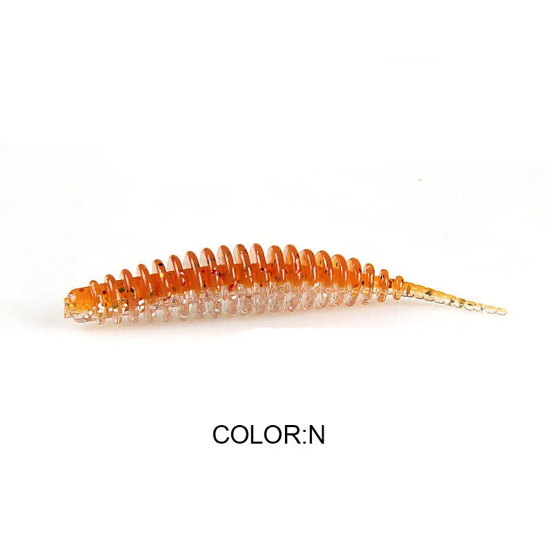 Micro Luer Soft Lure 49mm 0.9g soft worm fishing bait in multiple colours
