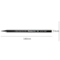 Wood-free graphite drawing pencil for sketching with 146mm length and 7mm diameter