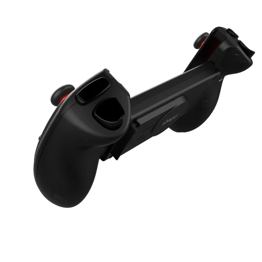 Red telescopic Bluetooth gamepad controller for Android iOS and PC gaming