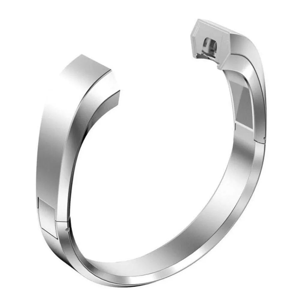 Stainless steel replacement strap with deployment buckle for Fitbit Alta tracker