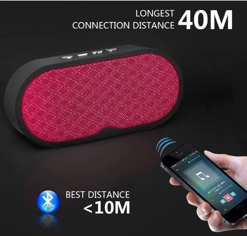 Grey Bluetooth wireless subwoofer speaker with HD microphone, featuring TF card and USB ports.