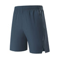 Men's ice silk sports shorts in breathable nylon fabric showing mid waist design