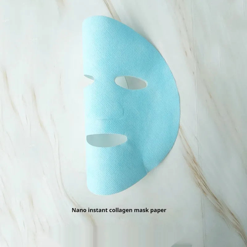 Soluble facial mask tissue Instant Film non-woven fabric individually bagged beauty tool