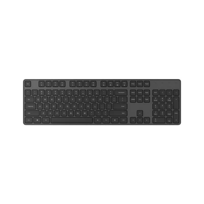 Xiaomi wireless keyboard and mouse set in black, wireless suit with nationwide warranty