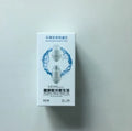 Faucet booster shower attachment in white and grey with 3-mode spray button and 360-degree rotatable head for round taps