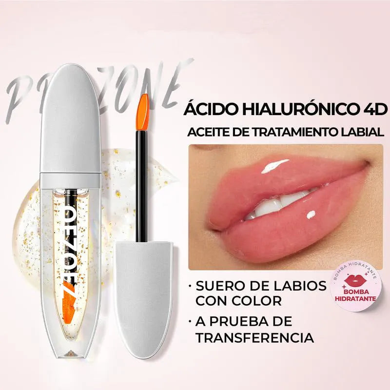 Colour changing lip gloss 3.3g in Z0032-003 and Z0032-004 shades with moisturising lip oil formula