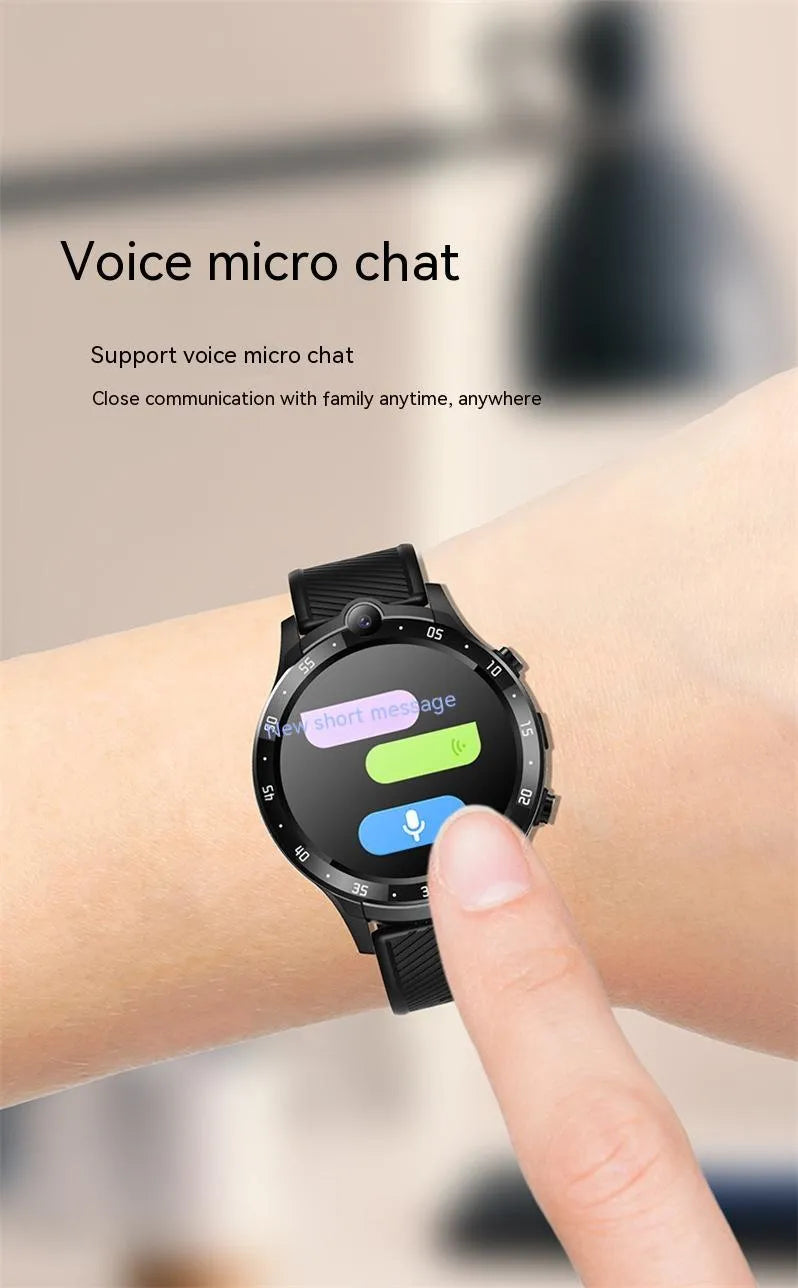 Smart Watch Watch3 black touch screen with Bluetooth calling and fitness tracking features