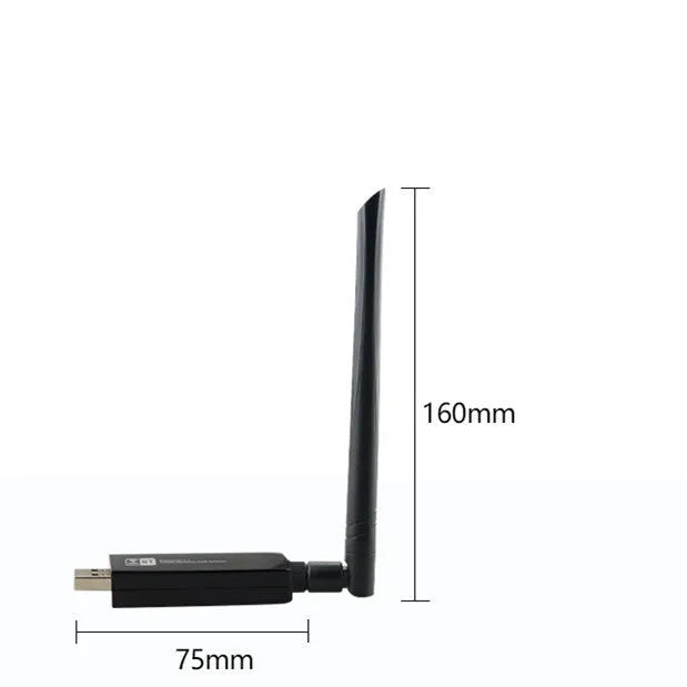 W97L USB 3.0 dual band wireless Bluetooth network card for Windows, Linux and Android