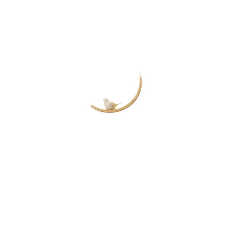 Nordic solid wood bird pendant light for corridor, restaurant or staircase, single head, 220V, with bulb included