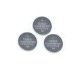 3V alkaline button battery showing CR2032, CR2025 and CR2016 model options