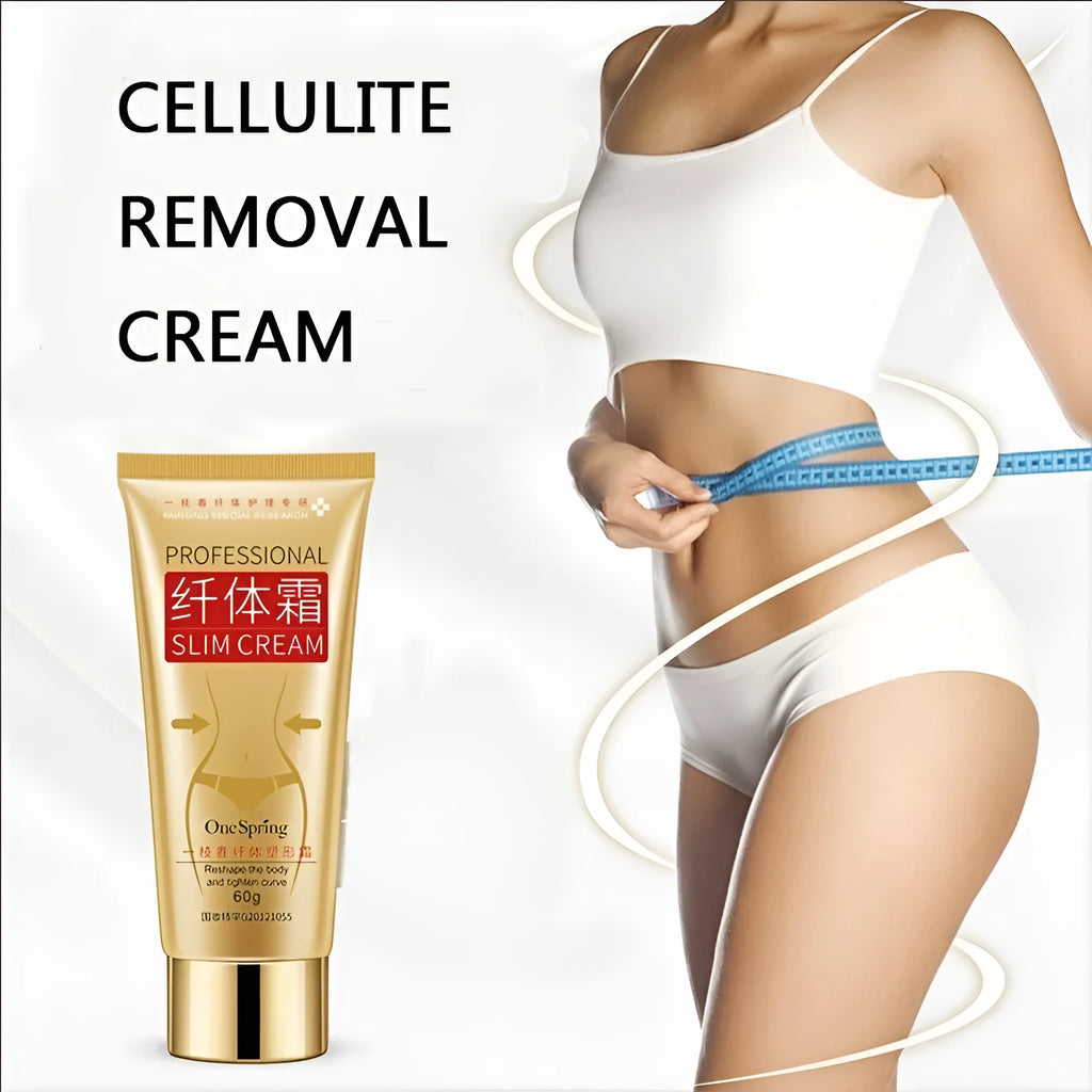 Spring slimming body cream 60g tub for reducing cellulite and firming skin