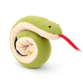 Snake snuffle toy for dogs, 85cm polar fleece slow feeder in snake shape on floor