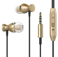 Maiwan universal bass music in-ear earphones with TPE cable and 3.5mm plug, 10mm driver, black colour option