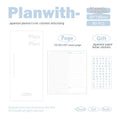 Embossed meter book notebook with 80 pages in five colour options
