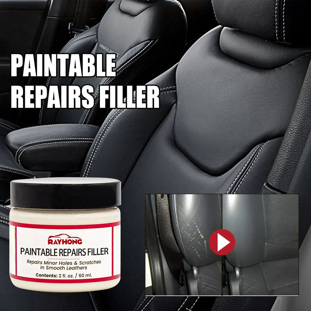 60ml leather repair paste tube for car seats and sofa surface restoration