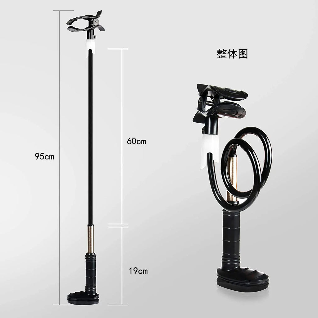 95cm aluminium alloy ventilator hose bracket for bedside medical equipment support