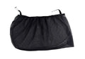 Pair of black polyester mesh car side sunshades – L 75x45cm and XL 80x50cm fit rear windows