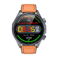 Smart watch with heart rate and body temperature monitoring, silicone wristband, touch button