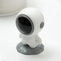 Spaceman moon astronaut Bluetooth speaker in white gold colour as desktop decoration