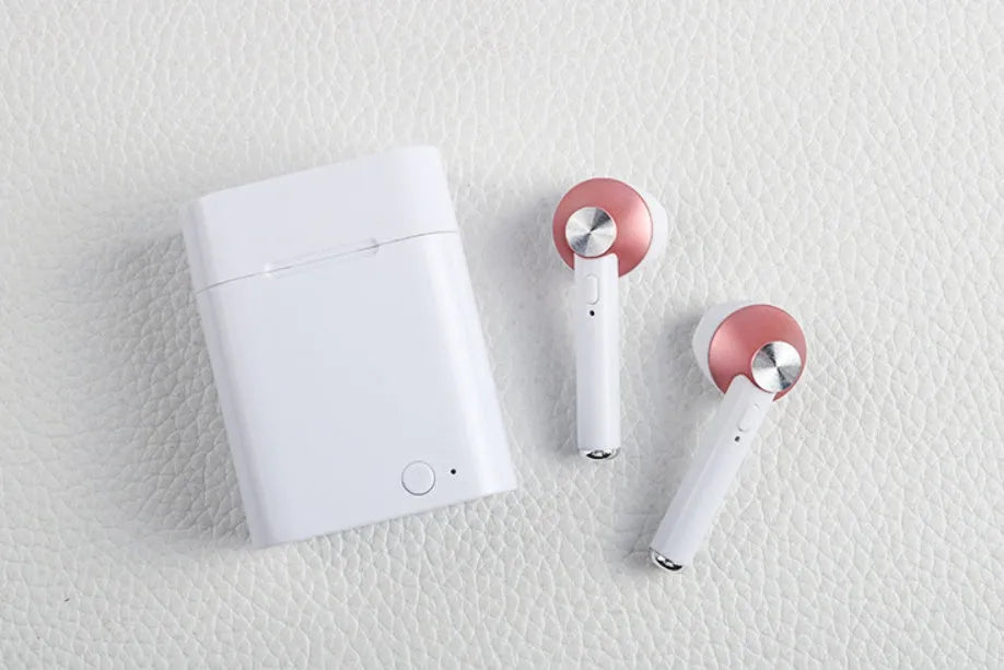 Wireless sports Bluetooth headset with earbuds in multiple colour options