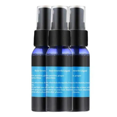 30ml hair growth spray bottle with Chinese herbs for hair loss and alopecia, for women and men