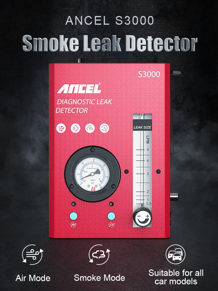 S3000 model car smoke detector and vacuum leak diagnostic tool