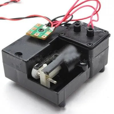 Black electronic smoke box accessory for RC tank models and military vehicle displays