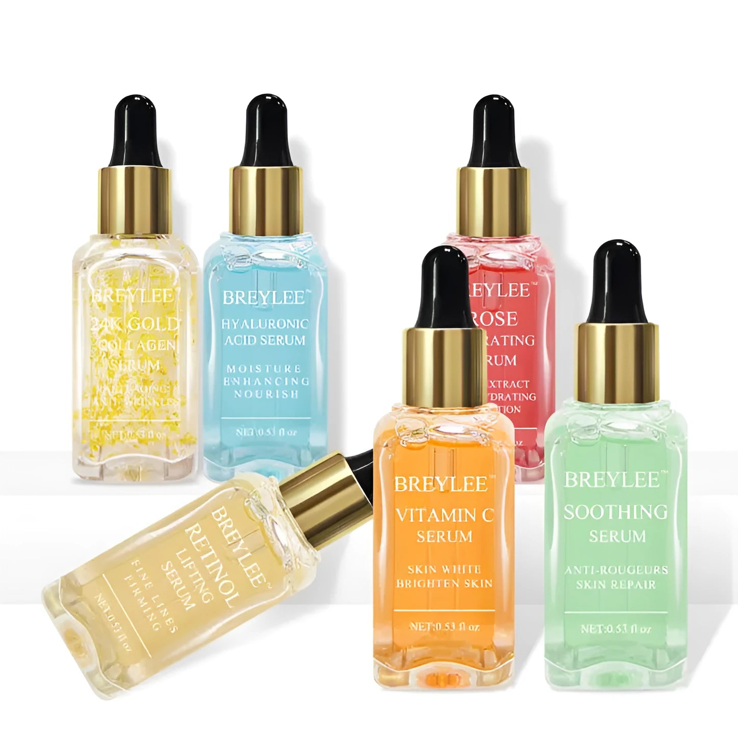 Facial Face Skin Care Hyaluronic Acid Serum 15ml moisturizing essence for dry dull skin anti-aging