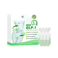 Dietary Supplement GLP-1 Drops 7 ml bottle with green tea, Moringa, and turmeric ingredients label