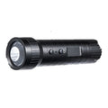 DV3000 black metal sports camera with flashlight and wide-angle lens on a dark background