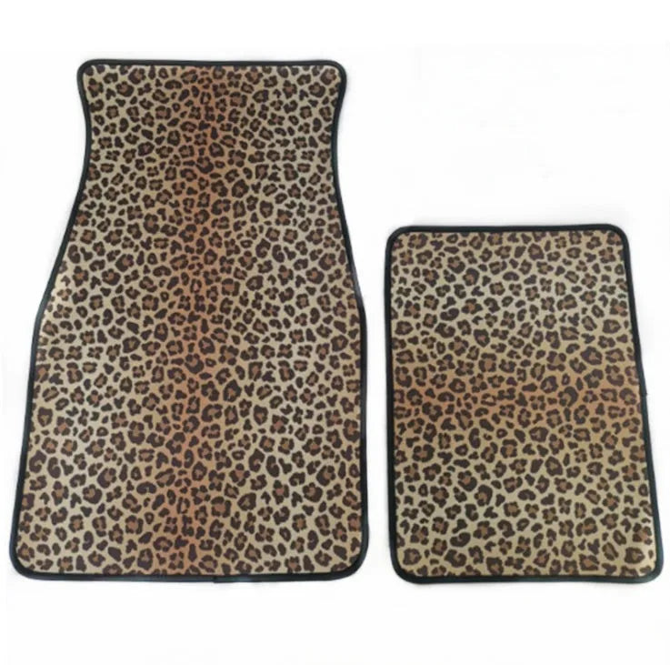 Neoprene non-slip car mat with leopard print, 5mm thick, 68x44cm, pack of 10.