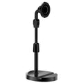 Black 360-degree rotating magnetic phone holder for universal magnetic suction phones, car and live broadcast use