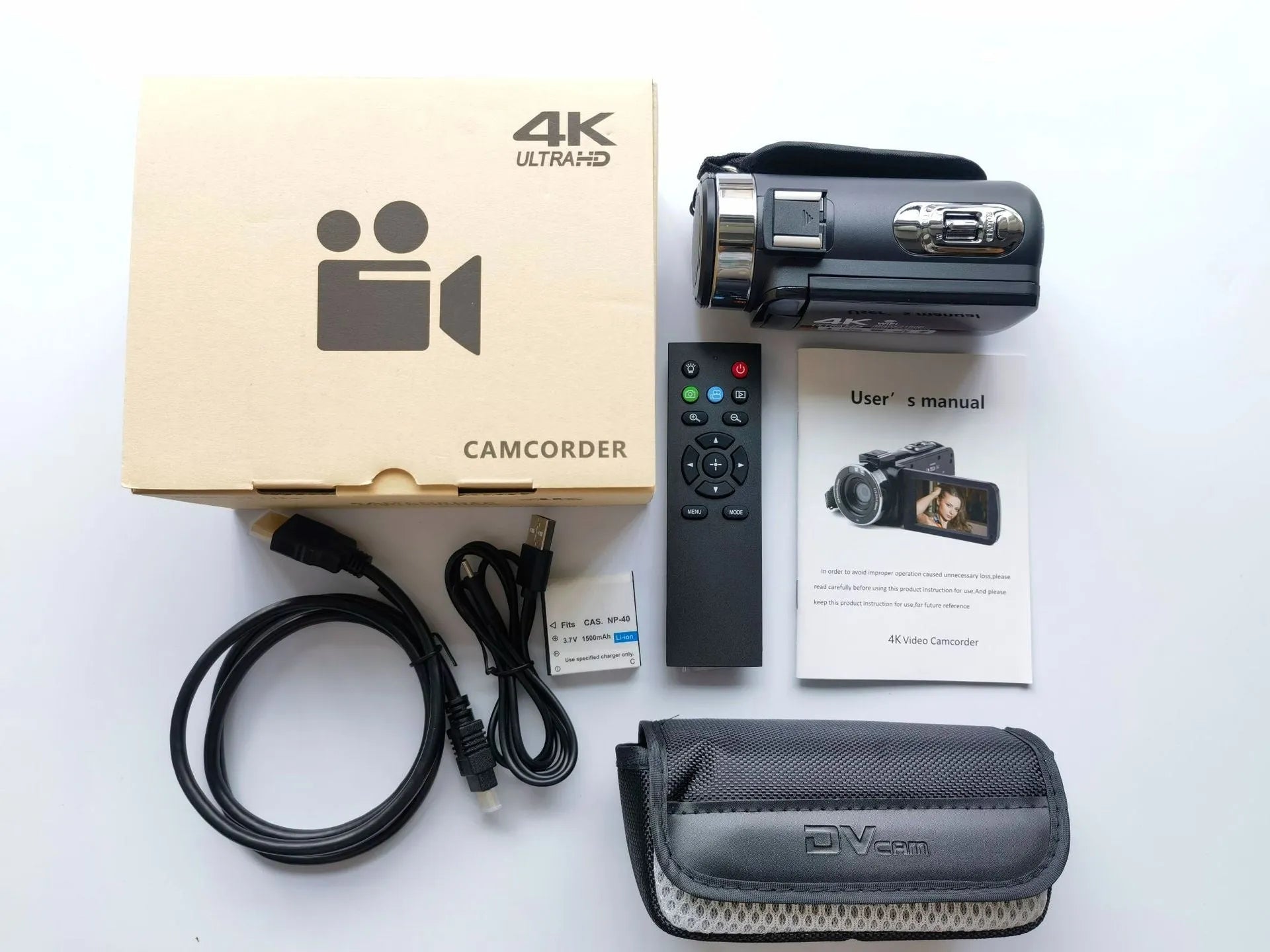 Z124K Black Standard WIFI digital HD night vision camera with 3-inch screen and 37mm lens mount