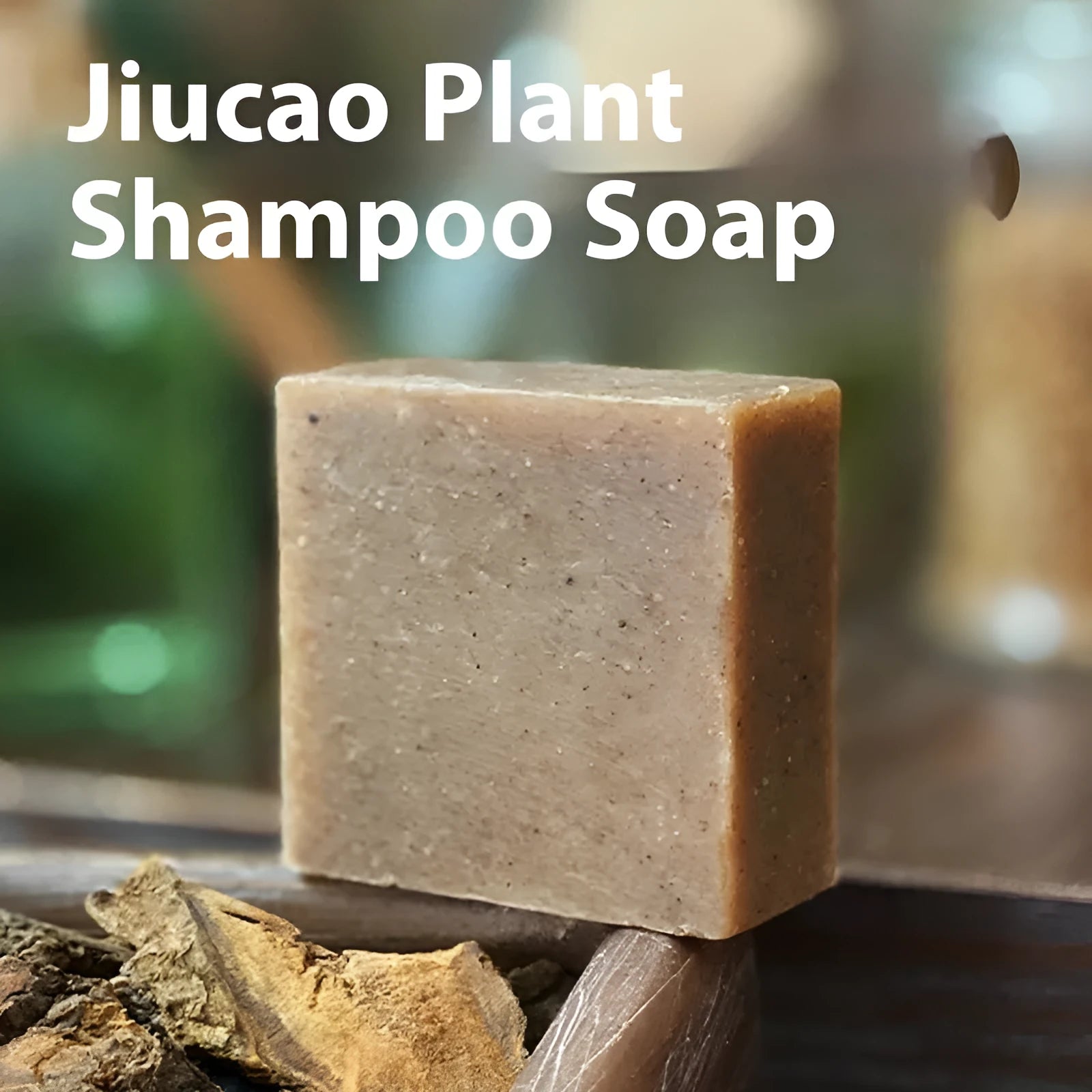 72g nine grass silicone oil-free cold process shampoo soap bar solid hair cleanser