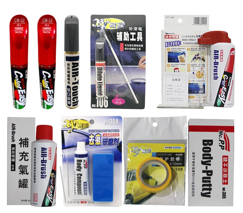 Crystal Soul Moving Red car paint scratch repair pen 12ml acrylic low temperature paint