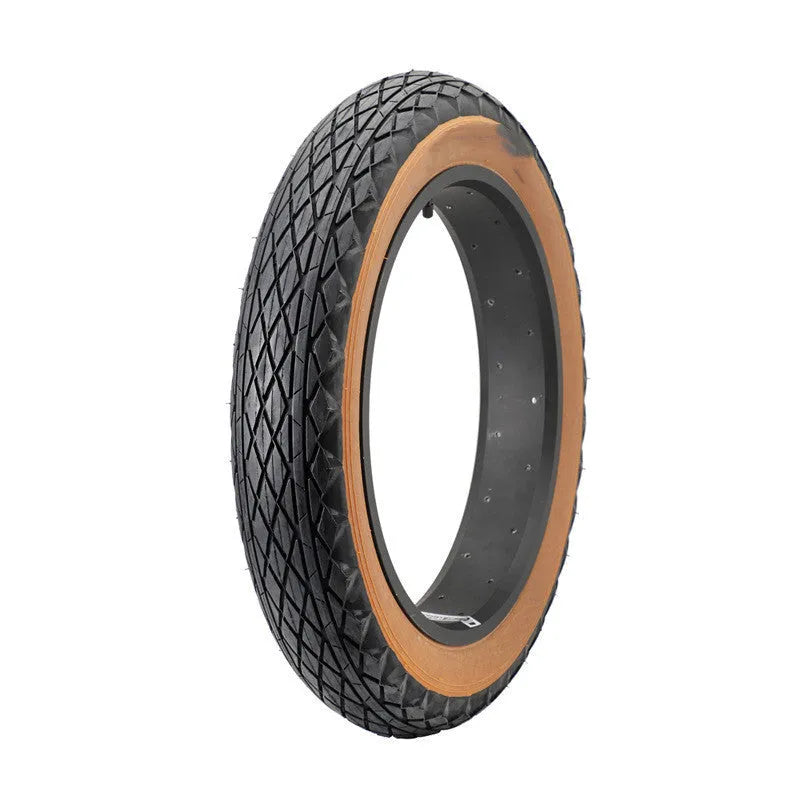 20x4.0 brown skin edge rubber tyre for snowmobile and electric beach car
