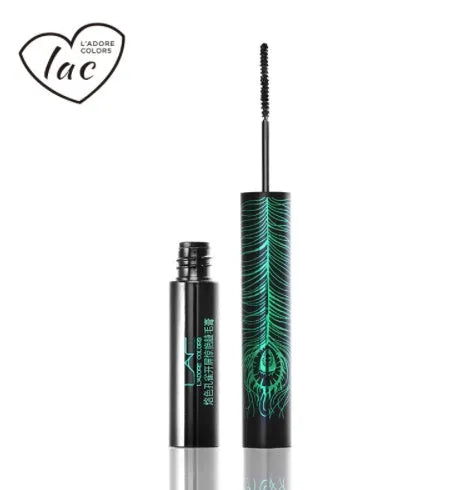 Waterproof mascara in natural black shade for curling and lengthening lashes with professional hold