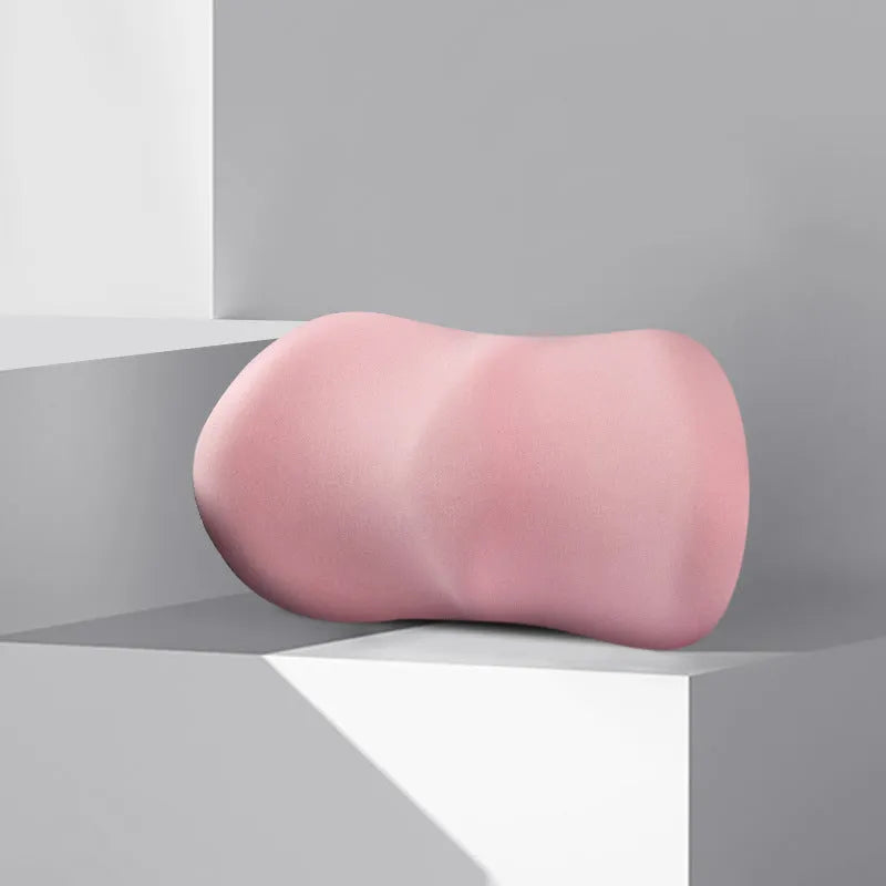 Car seat headrest pillow and lumbar support pillow set in five colour options