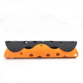 Felt cat tunnel toy 92 x 22 cm deformable kitten nest with peepholes in two-tone colour