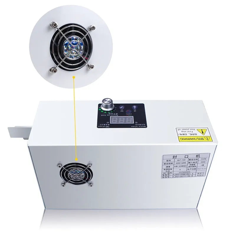 Silver household portable aluminum foil bag sealing machine with three specification options