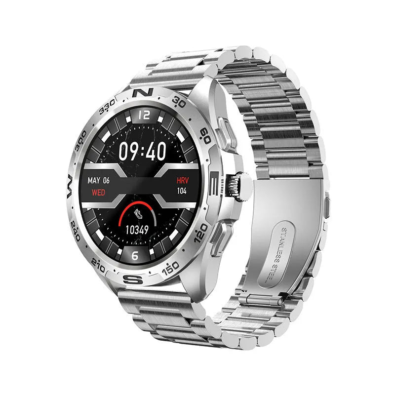 1.32 inch smart watch with health monitoring features and silicone wristband