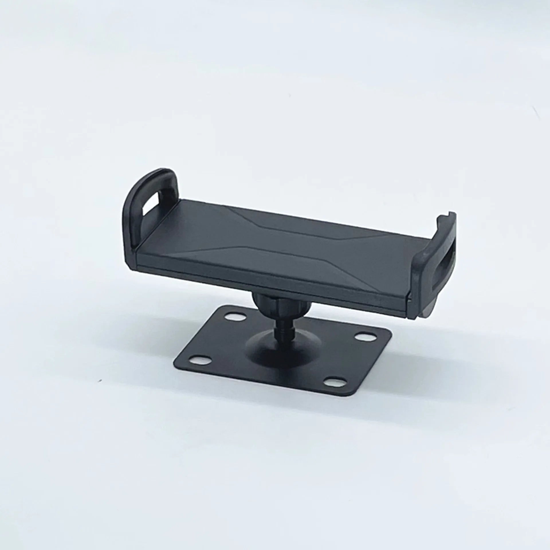 Alloy universal wall rack for tablet and large mobile phone with foldable design mounted on wall