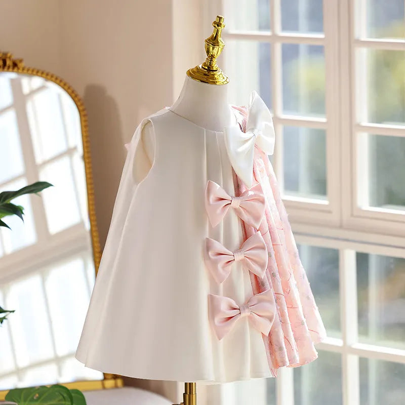 Multicolor children's polyester princess dress in Western style for girls aged 2 to 12 years