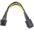 6-pin to 8-pin graphics card power extension cable, 20 cm length